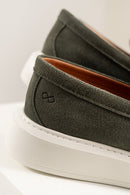 Loafer Portofino Camurça - Linha Resort - Verde Musgo