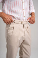 Calça Alfaitaria Satori Off Rose - Linha Urban