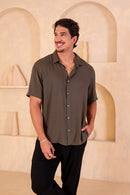 Conjunto Camisa Easy Vibe Verde + Calça Positano Preta