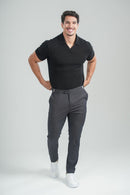 Conjunto Polo RIch Preta + Calça Window Black