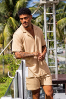 Short Paradizo Tricô Areia - Linha Urban