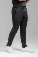 Calça Blaine Alfaiataria Com Ajuste Lateral - Linha Rich - Preto