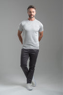 Calça Roman Alfaiataria Com Ajuste Cintura Chumbo - Linha Rich