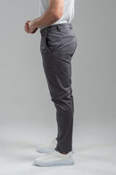 Calça Roman Alfaiataria Com Ajuste Cintura Chumbo - Linha Rich