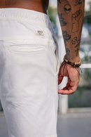 Short Urban Sarja Com Elastano Off White - Linha Urban