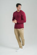 Calça Roman Super Slim Caqui - Linha Rich