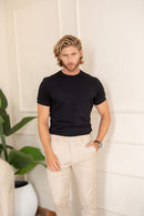 Calça Vance Alfaiataria Creme - Linha Essential