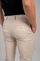 Calça Vance Alfaiataria Creme - Linha Essential