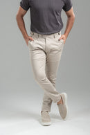 Calça Roman Alfaiataria Com Ajuste Cintura Off White - Linha Rich