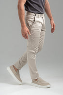 Calça Roman Alfaiataria Com Ajuste Cintura Off White - Linha Rich