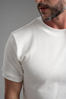 Conjunto Camiseta Rich Off White e Calça Felline Azul
