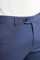 Calça Xadrez Ajuste Dinâmico Azul - Linha Essential
