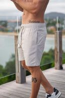 Short Urban Sarja Com Elastano Bege - Linha Urban