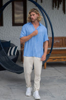 Camisa Easy Vibe Vintage Azul - Linha Urban