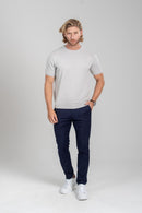 Camiseta Blaine Tricô Cinza Claro - Linha Rich
