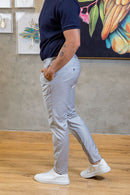 Calça Vance Alfaiataria Cinza Claro  - Linha Essential
