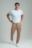 Camiseta Luxor Gold Algodão Egípcio Slim - Linha Essential - Azul Claro