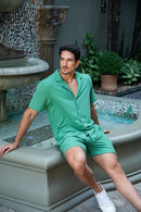 Short Tricô Paradizo Verde - Linha Urban