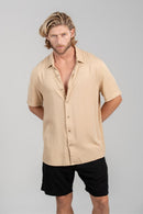 Short Resort Linho Long - Linha Resort - Preto