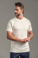 Conjunto Camiseta Rich Off White e Calça Felline Azul