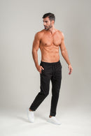 Calça Urban Sarja com Elastano Preta - Linha Urban