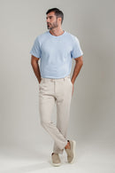 Calça Roman Confort Tec Off White - Linha Rich