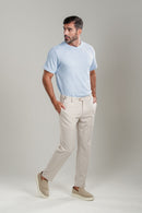 Calça Roman Confort Tec Off White - Linha Rich