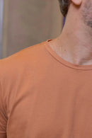 Camiseta Luxor Gold Algodão Egípcio - Linha Essential - Marrom Claro