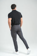 Camisa Polo Rich Tricô Texturizada Sem Botão - Linha Rich - Preto