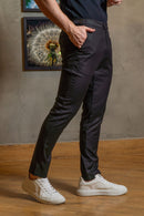 Calça Blaine Alfaiataria Com Ajuste Lateral - Linha Rich - Preto