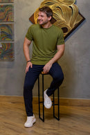 Camiseta Opus - Linha Essential - Verde Oliva