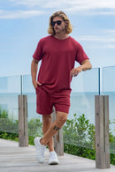 Camiseta Tricô Texturizada - Linha Urban - Marsala