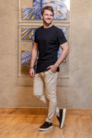 Calça Roman Confort Tec Caqui - Linha Rich