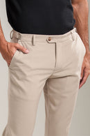 Calça Roman Confort Tec Caqui - Linha Rich