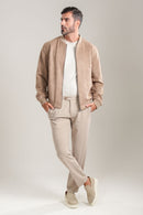 Calça Roman Confort Tec Caqui - Linha Rich