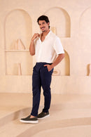 Conjunto Camisa Great Time Off + Calça Felline Tec Azul