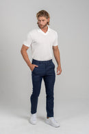 Camisa Polo Rich Tricô Texturizada Sem Botão - Linha Rich - Off White