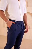 Conjunto Camisa Great Time Off + Calça Felline Tec Azul