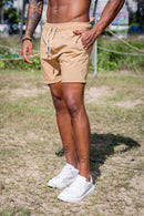 Short Sport Tecido Tecnológico - Linha Urban - Marrom Claro