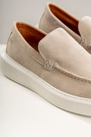 Loafer Portofino Camurça - Linha Resort - Creme