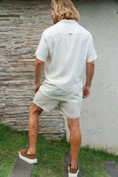 Short Linho Cut - Linha Resort - Natural