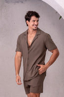 Camisa New Paradizo Verde Acinzentado - Linha Urban