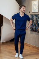 Conjunto Camisa Polo Rich Azul + Calça Vance Azul