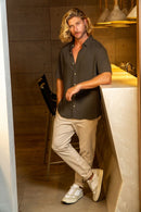 Camisa Easy Vibe Verde Acinzentado - Linha Urban