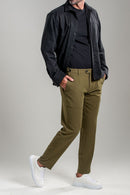 Calça Roman Confort Tec Verde Militar - Linha Rich