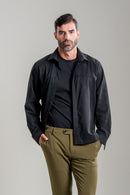 Camiseta Premium Textura Vertical Preta - Linha Rich