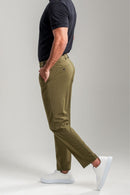 Calça Roman Confort Tec Verde Militar - Linha Rich