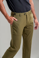 Calça Roman Confort Tec Verde Militar - Linha Rich