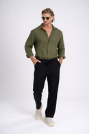 Camisa Resort Ampla - Linha Resort - Verde Militar