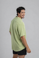 Conjunto Great Time Verde Clara e Short Cut Preto